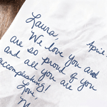 Personalised Handwritten Photo Lace Cotton Wedding Handkerchief Wedding Keepsake Gift for Bride