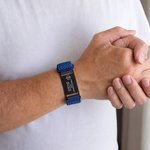 Personalisiertes medizinisches Notfallarmband mit ID-Edelstahlplatte | Nylonarmband mit Magnetverschluss | für Diabetiker & Allergiker