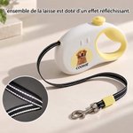 Laisse pour animal de compagnie rétractable personnalisée avec photo et nom - Cadeau d'usage quotidien pour les propriétaires de chiens chats 8