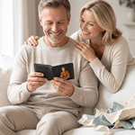 Portefeuille personnalisé en cuir synthétique, style bande dessinée, avec prénom – Cadeau d'anniversaire ou de Noël pour papa, homme ou mari, à usage quotidien