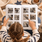 Individuell gestaltetes, weiches Zierkissen in Form eines Vintage-Herzens mit Pfotenabdruck und Foto Ihres Haustieres, mit Namen und Text – ein Geburtstags-, Weihnachts- oder Festtagsgeschenk für Tier