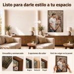 Impresión en lienzo personalizada con foto estilo óleo y texto para decoración de nuevo hogar regalo de aniversario de bodas para parejas