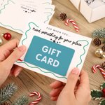 Personalized Name Christmas Gift Box with 16 Cards Set Cash Card Holder Christmas Gift for Teens Kids College Students