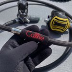 Personalized High Visibility Embroidered Name Scuba Regulator ID Tag Protector Cover Diving Equipment Safety Gear Gift for Scuba Divers