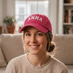 Personalized Multicolour Embroidered 100% Cotton Retro Baseball Cap with Title and Year Daily Wear Christmas Anniversary Birthday Gift for Family