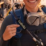 Personalized High Visibility Embroidered Name Scuba Regulator ID Tag Protector Cover Diving Equipment Safety Gear Gift for Scuba Divers
