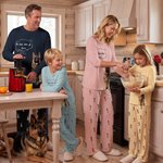 Gepersonaliseerde leuke pyjamaset met lange mouwen huisdierfoto en naam - verjaardagscadeau voor huisdiereigenaren kinderen en het hele gezin
