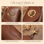 Personalised Engraved Initial PU Leather Glasses Case with Name Daily Use Storage Bag Travel Accessories Birthday Gift for Women Men Students