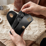 Personalised Engraved Initial PU Leather Glasses Case with Name Daily Use Storage Bag Travel Accessories Birthday Gift for Women Men Students