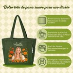 Bolso tote personalizado de pana con flor de nacimiento foto efecto 3D nombre y gran capacidad regalo de aniversario y cumpleaños para mujeres 13