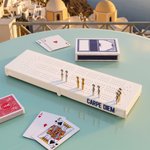 Personalised 3D Printing Tracks Pegs Playing Cards Travel Cribbage Board Set with Text Family Game Night Birthday Gift for Cribbage Lovers
