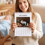 Personalised 13 Photos 2027 2028 Meaningful Calendar  with Title Anniversary Christmas New Year Birthday Gift for Newborn Family Friends