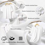 Personalised 3D-Effect Artwork Birth Flower Photo Soft Long or Short-Sleeve Pyjama Set with Name Home Wear Birthday Gift for Woman Bookworm