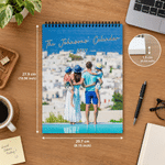 Personalised 13 Photos 2027 2028 Meaningful Calendar  with Title Anniversary Christmas New Year Birthday Gift for Newborn Family Friends