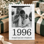 Personalized Milestone Photo Building Brick Puzzles with Number Name and Text Desk Decor Anniversary Birthday Gift for Besties Couple Friends