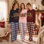 Personalisiertes „Just a Jolly Paw“-Weihnachts-Pyjama-Set für Dackel aus weichem Karo-Stoff mit langen Ärmeln und Namensaufdruck – Hauskleidung und Weihnachtsgeschenk für Hundeliebhaberinnen