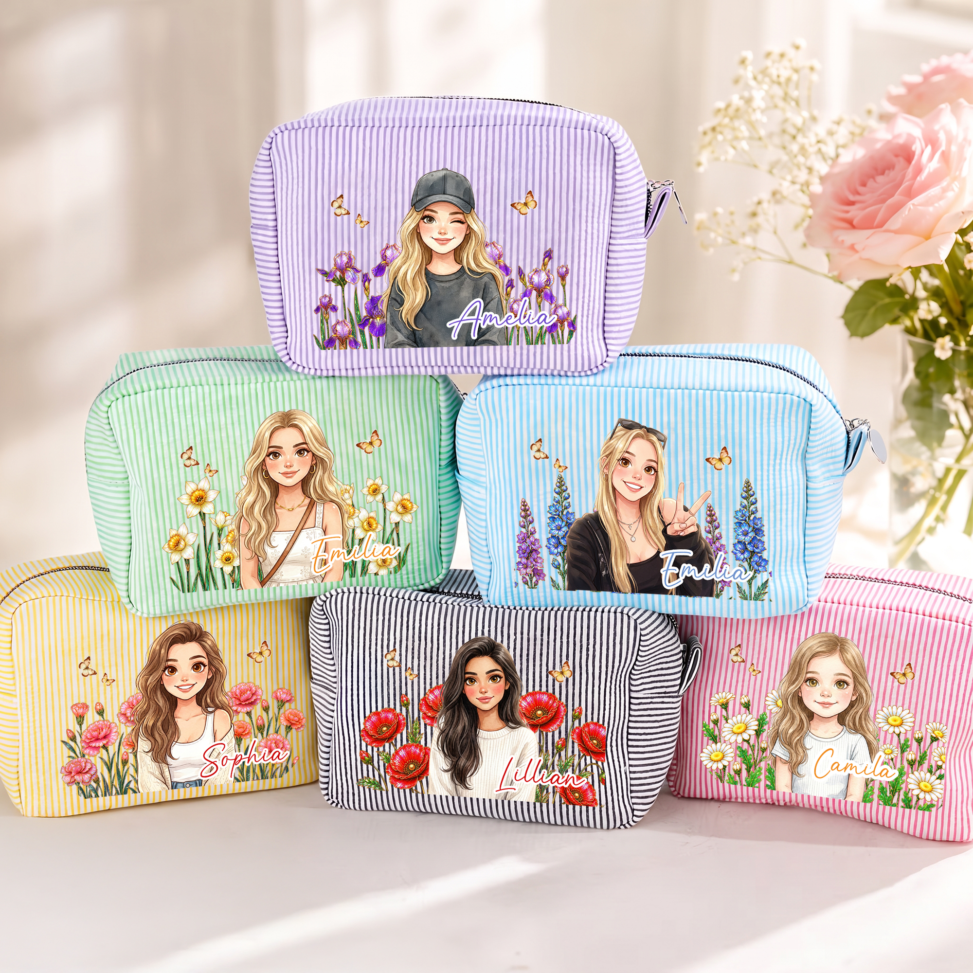 Trousse de maquillage personnalisée