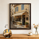 Personalized Spatula Oil Painting Style First Day Meet Location Photo Canvas Prints Home Decor Ship from USA Wedding Anniversary Gift for Couple