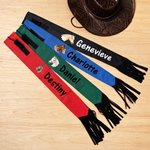 Personalized Horse Portrait Tassel Horse Tail Bag Protector with Name Daily Grooming Horse Show Accessories Equestrian Gift for Horse Owners 2