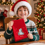 Servilleta de algodón 100 % de secado rápido, con diseño personalizado de muñeco de nieve y copos de nieve al estilo de dibujos animados, con nombre, ideal como regalo de Navidad para familiares y ami 5