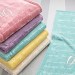 Manta suave personalizada multicolor con versículo bíblico cristiano y nombre: decoración para el hogar, regalo de aniversario o cumpleaños para la ahijada o un recién nacido 10