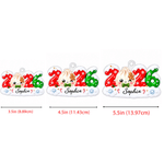 Decorazione natalizia personalizzata con effetto 3D: grazioso fiocco di neve a forma di gnocchetto 2026, con nome, decorazione per l'albero di Natale, regalo di Natale per la famiglia, i bambini e gli