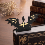 Personalised Dragon Bookmark with Name Daily Reading World Book Day Birthday Gift for Dragon Lovers