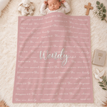Manta suave personalizada multicolor con versículo bíblico cristiano y nombre: decoración para el hogar, regalo de aniversario o cumpleaños para la ahijada o un recién nacido 1