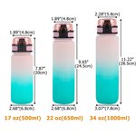 Personalisierte, mehrfarbige Trinkflasche mit Baseball- oder Fußball-Pose als Silhouette, mit Namen – Geburtstags- oder Schulanfangsgeschenk für Kinder, Sportler und Sportfans