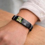 Bracelet personnalisé avec photo d'animal nom et date - Texte de souvenir au choix - Cadeau pour les propriétaires d'animaux de compagnie 5