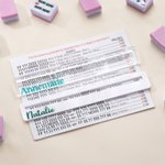 Personalised Clear & White Acrylic Mahjong Pusher Line Finder Mahjong Night Birthday Gift for Mahjong Players