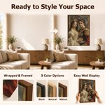 Personalized Renaissance Oil Painting Style Photo Canvas Prints Home Decor Ship from USA Wedding Anniversary Gift for Couple 10
