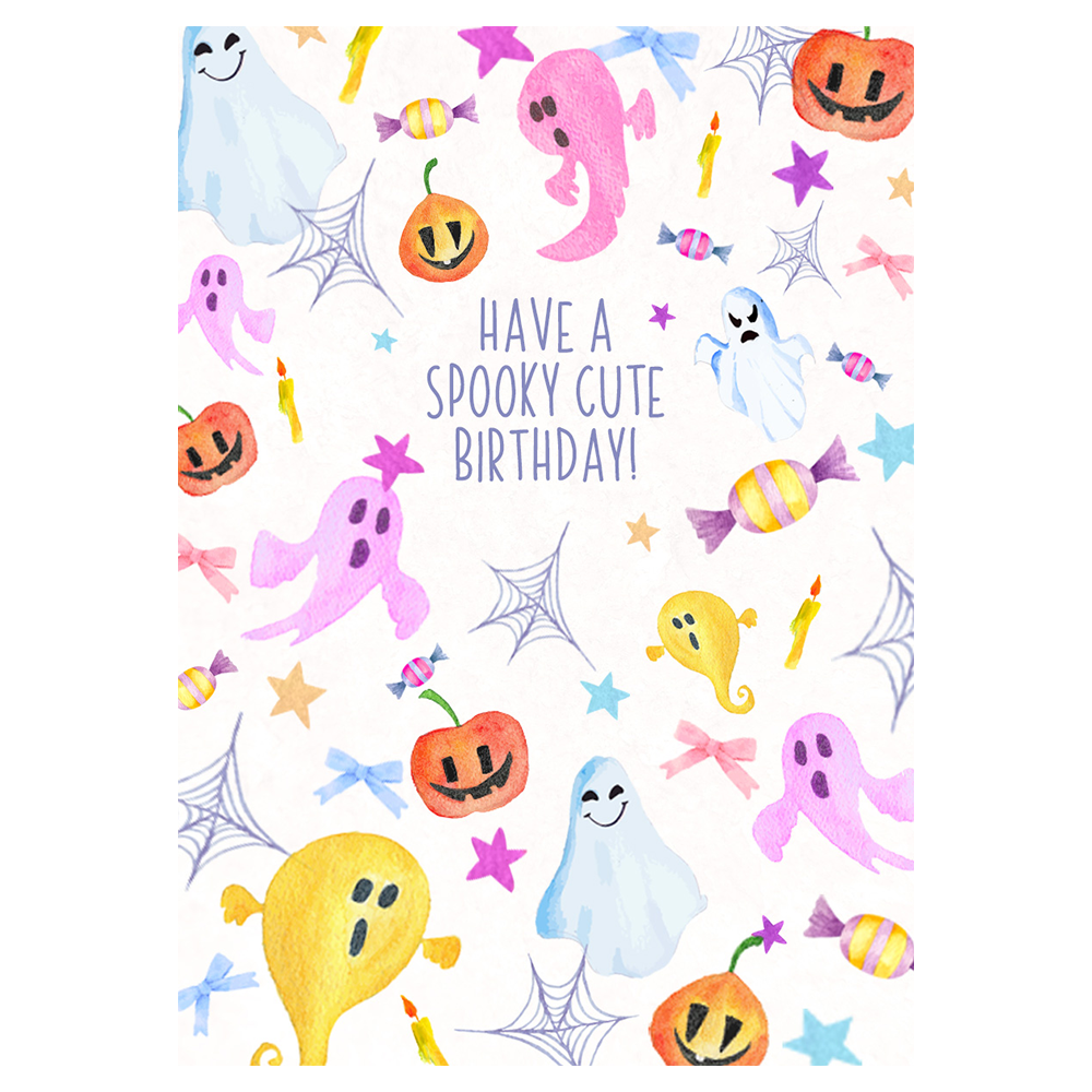 Have A Spooky Cute Birthday Tricks And Treats Halloween Ecard
