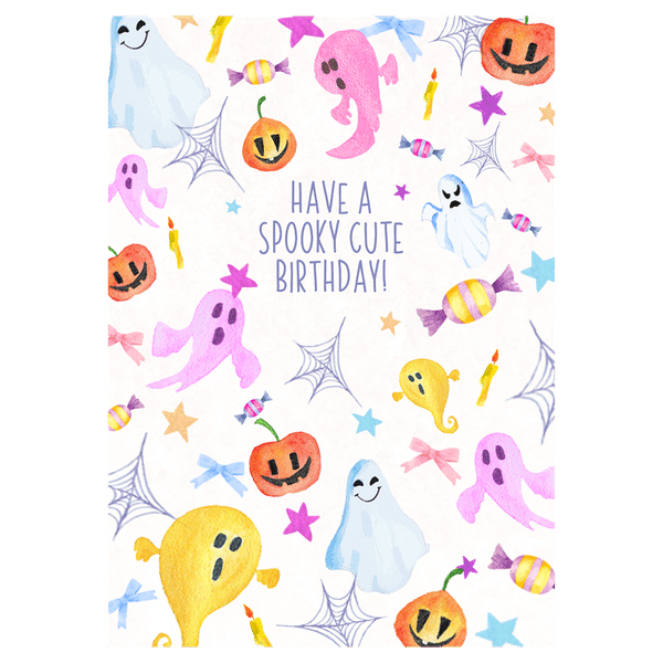 Have A Spooky Cute Birthday Tricks And Treats Halloween Ecard