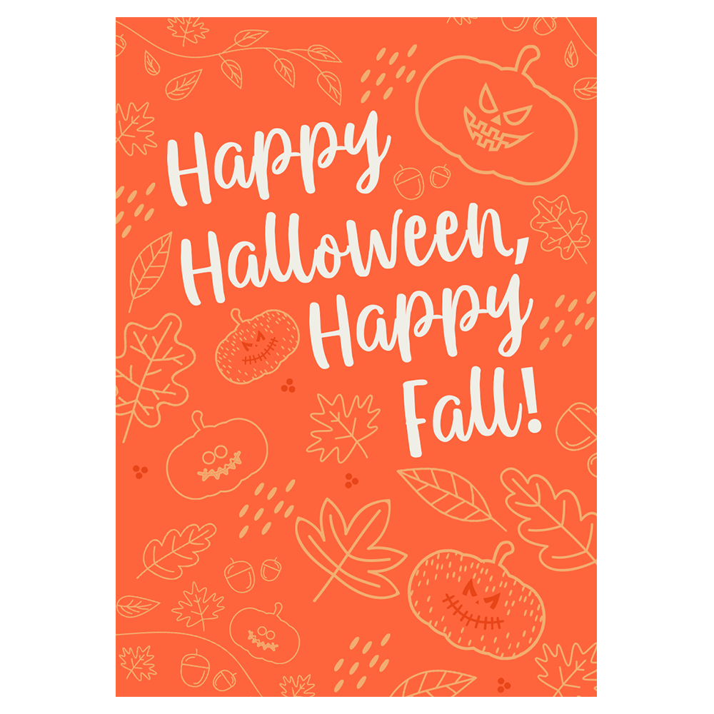 Celebrate Halloween And Fall With A Warm Seasonal Ecard