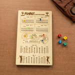 Personalized Engraved Name Portable Wooden Golf Dice Game with 9 Pegs 4 Dices and 4 Players Travel Game Night Birthday Gift for Golf Lovers