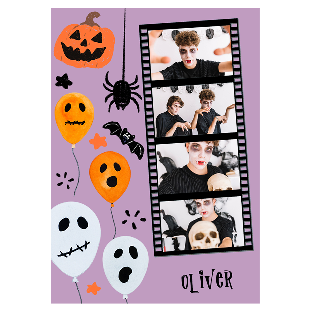 Halloween Time Photo Booth Ecard
