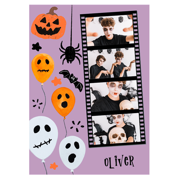 Halloween Time Photo Booth Ecard
