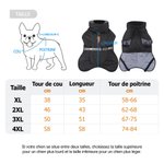 Manteau chaud et coupe-vent pour chien personnalisé avec nom et portrait photo - Cadeau pour les propriétaires d'animaux de compagnie 9