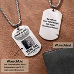 Personalisierte Schutzengel Halskette mit Gravur & verstecktem Foto | durch Wärme aktivierbar | Erinnerungsschmuck | Trauergeschenk für Hinterbliebene