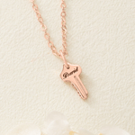 Personalized Dainty Key Sterling Silver Necklace with Engraved Name Christmas Birthday Anniversary Gift for Women Girlfriends Wives 4