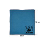 Personalisiertes Shammy Pad mit Bowling-Muster & Namen | Reinigungstuch für Bowlingbälle | Bowlingzubehör | Spieltag- & Geburtstagsgeschenk für Bowler