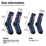Calcetines cálidos y cómodos con diseño personalizado en 3D de personajes de dibujos animados deportivos, con nombre y número; ideales para el entrenamiento diario o como regalo de cumpleaños para los amantes del deporte 8