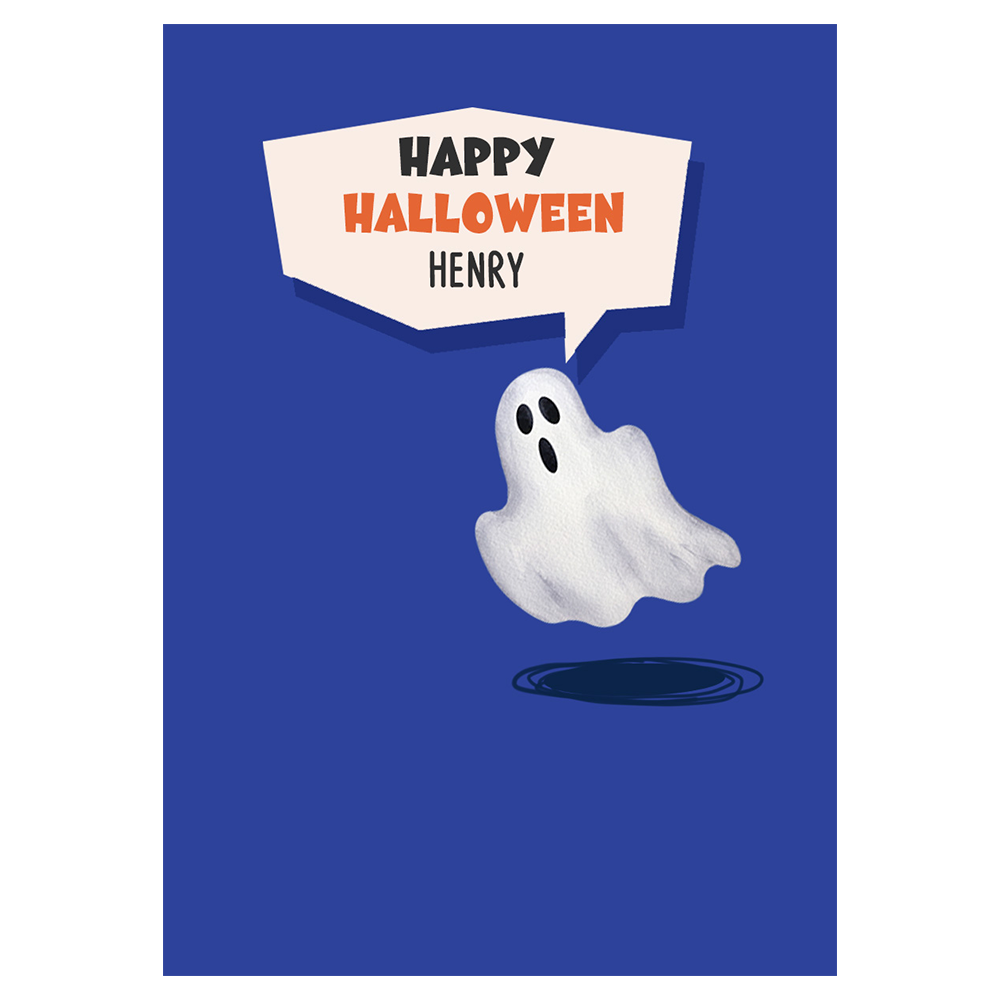 Have A Howling Good Halloween Cute Ghost Ecard