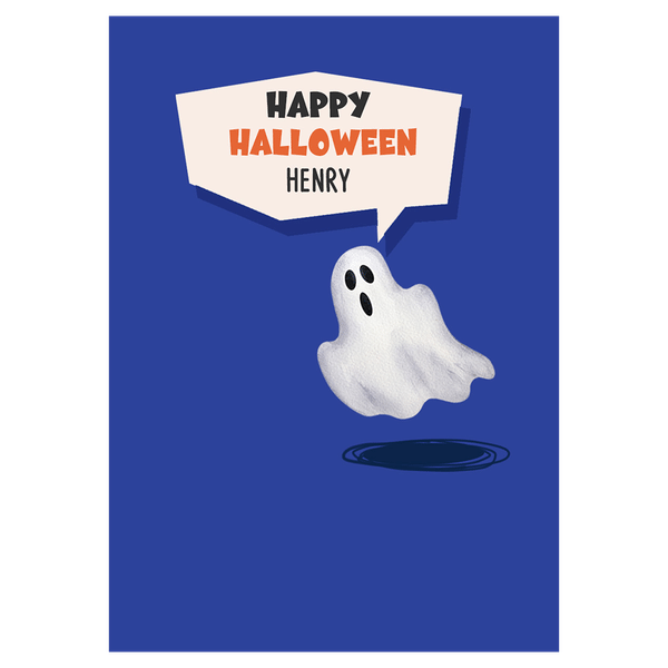 Have A Howling Good Halloween Cute Ghost Ecard