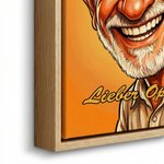 Personalisierte Karikatur Leinwand nach Foto | mit Wunschtext | Kunstdruck | Wohndeko | Geburtstag & Einweihung Geschenk für Paare, Familie & Freunde 8