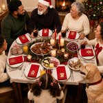 Personalisierte Lebkuchenmann Serviette mit Namen | Aus 100% Baumwolle | Wiederverwendbar | Tischdeko | Weihnachten Geschenk für Familie & Freunde