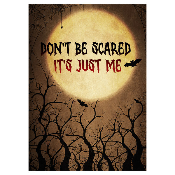 Full Moon And Bat Spooky Halloween Ecard