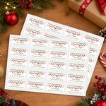 Personalized Watercolor Christmas Theme Return Address Labels with Name and Address Daily Use Christmas Gift for Family Friends 8