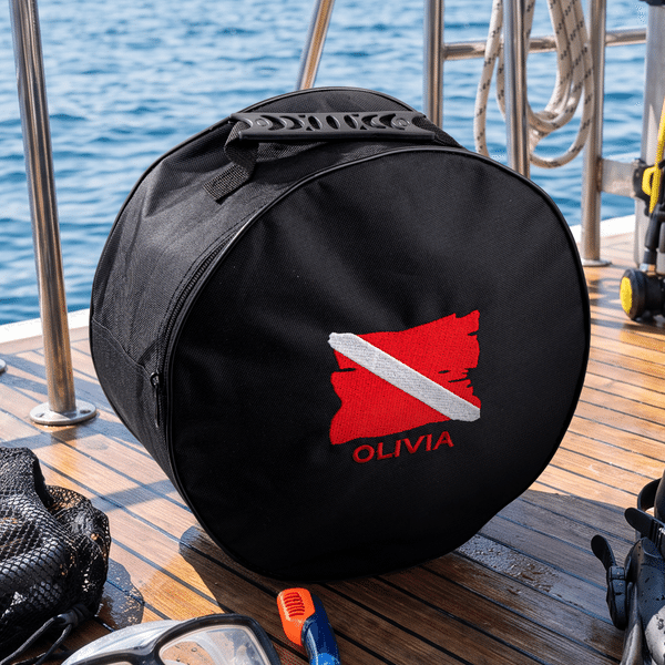 Personalized Durable Embroidered Scuba Diving Accessories with Name Scuba Diving Gift for Divers Instructors